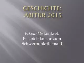 geschichte abitur 2015