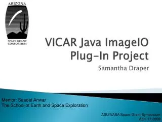 VICAR Java ImageIO Plug-In Project