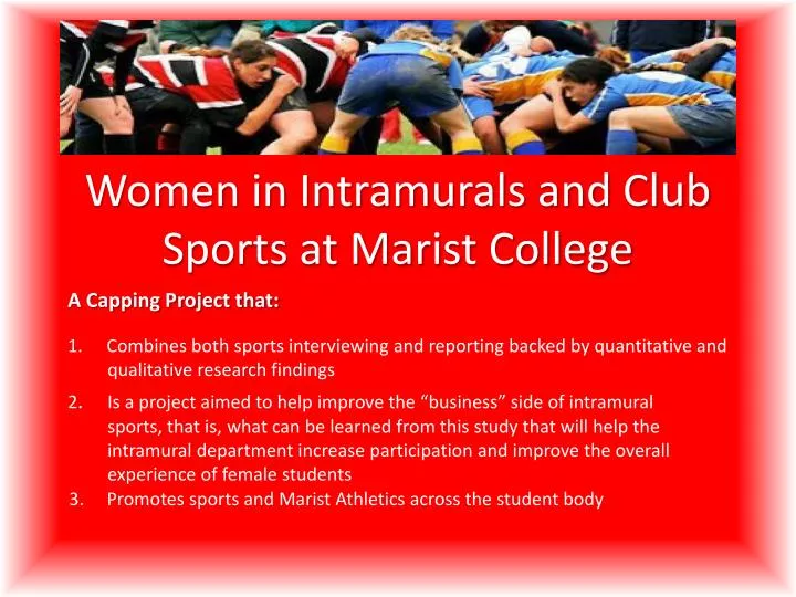 women in intramurals and club sports at marist college
