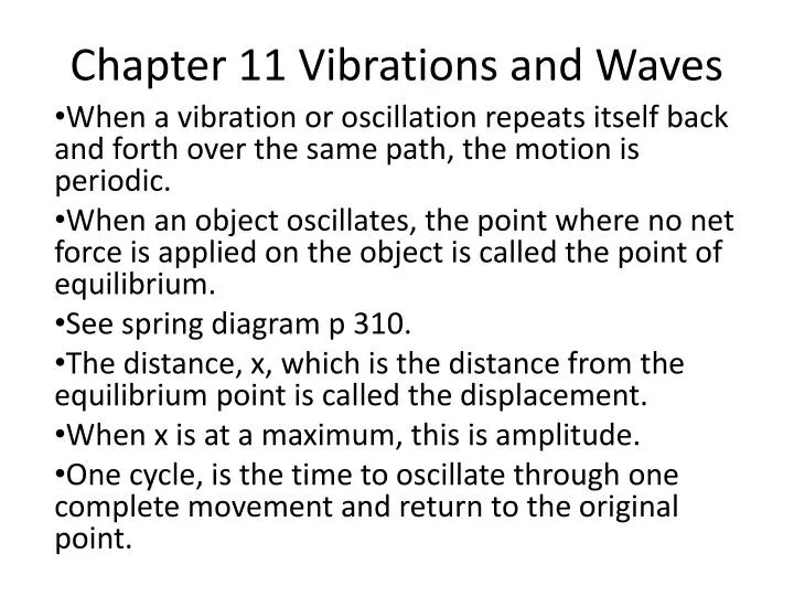 chapter 11 vibrations and waves