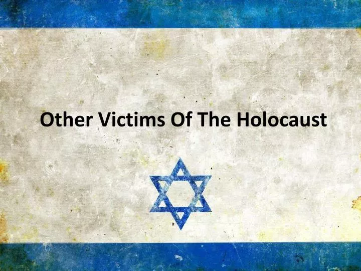 other victims of the holocaust