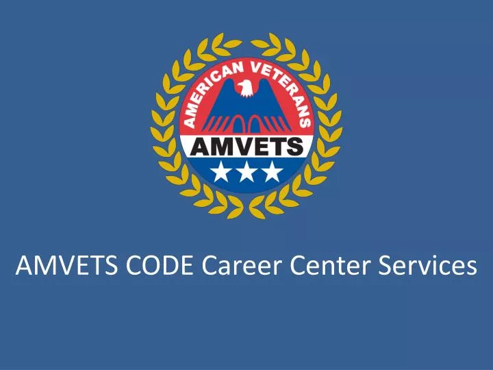 amvets code career center services