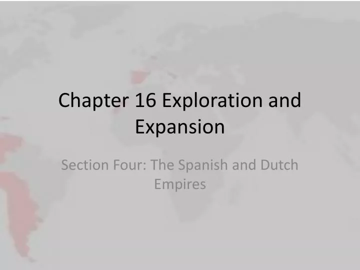 chapter 16 exploration and expansion