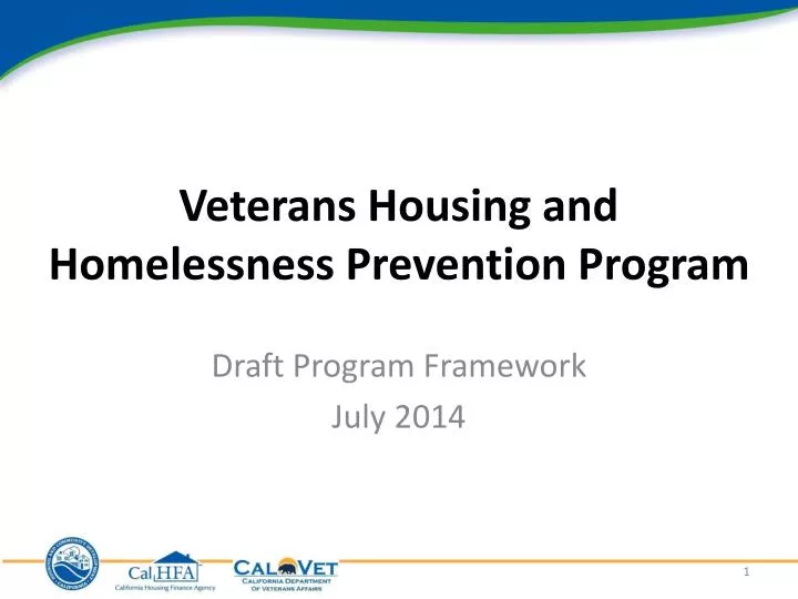 veterans housing and homelessness prevention program