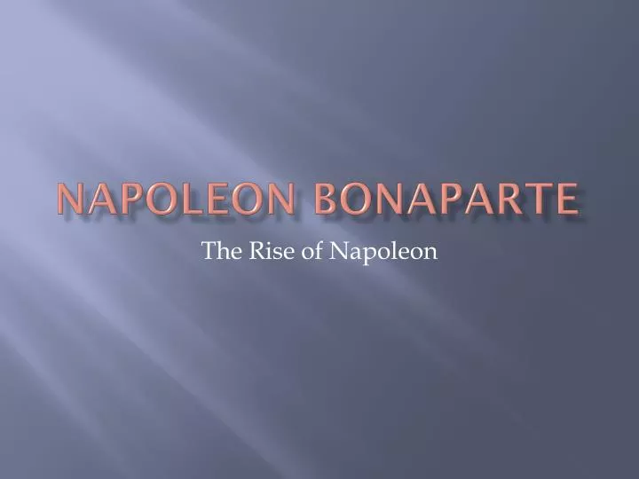 napoleon bonaparte