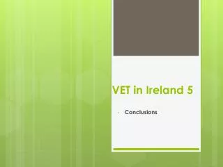 VET in Ireland 5