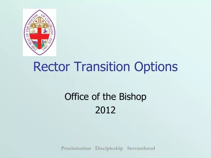 rector transition options