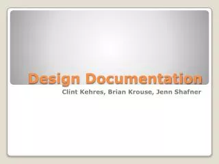 Design Documentation