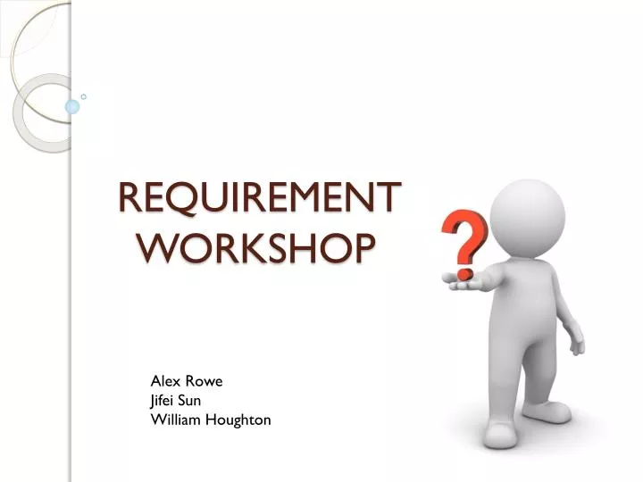 requirement workshop