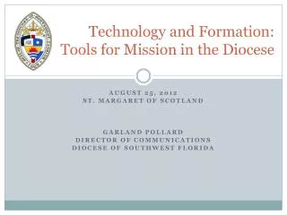 Technology and Formation: Tools for Mission in the Diocese