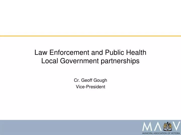 law enforcement and public health local government partnerships