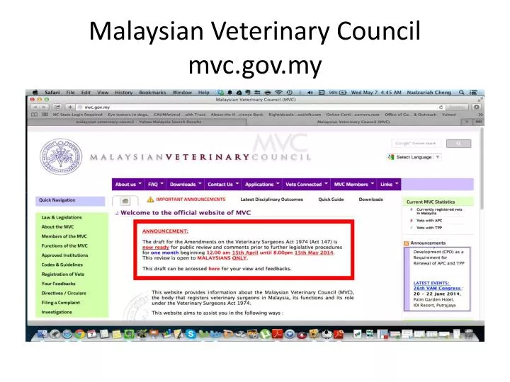malaysian veterinary council mvc gov my