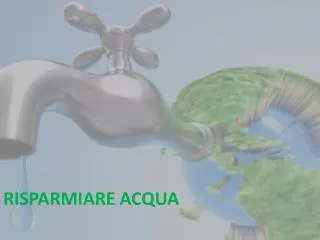 risparmiare acqua