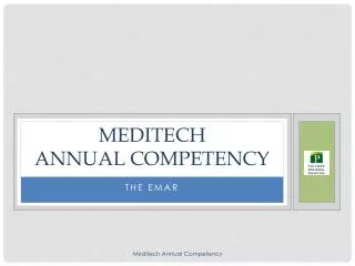 Meditech annual Competency