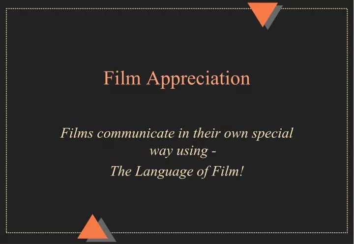 film appreciation