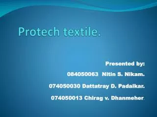Protech textile.