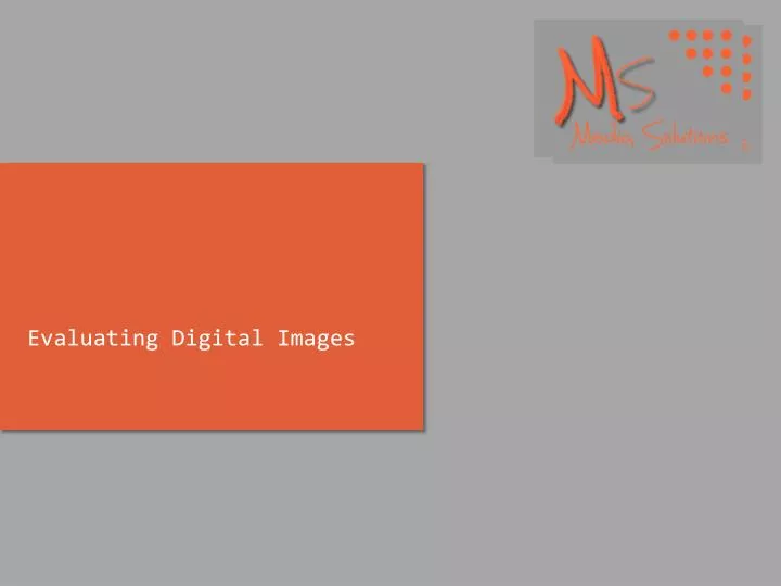 evaluating digital images
