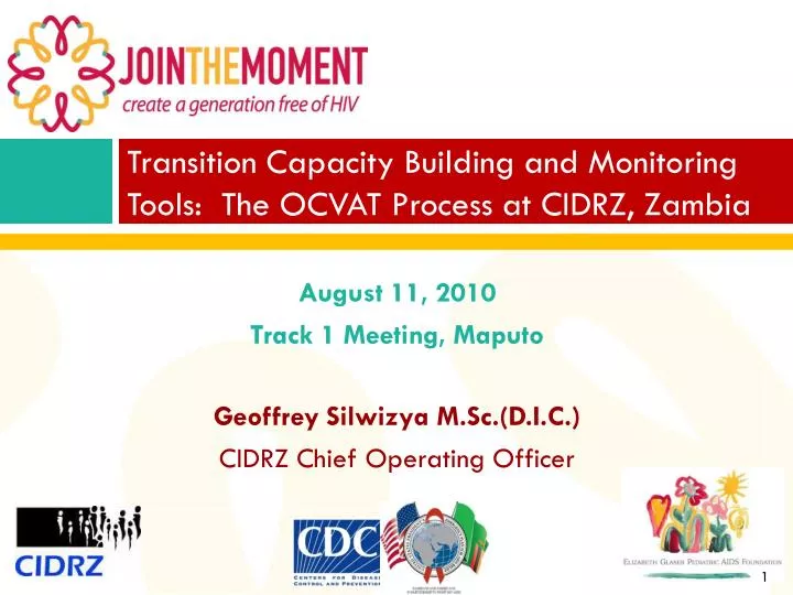 transition capacity building and monitoring tools the ocvat process at cidrz zambia