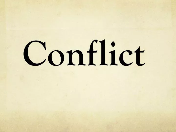 conflict