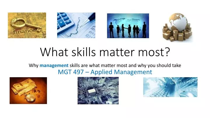 what skills matter most