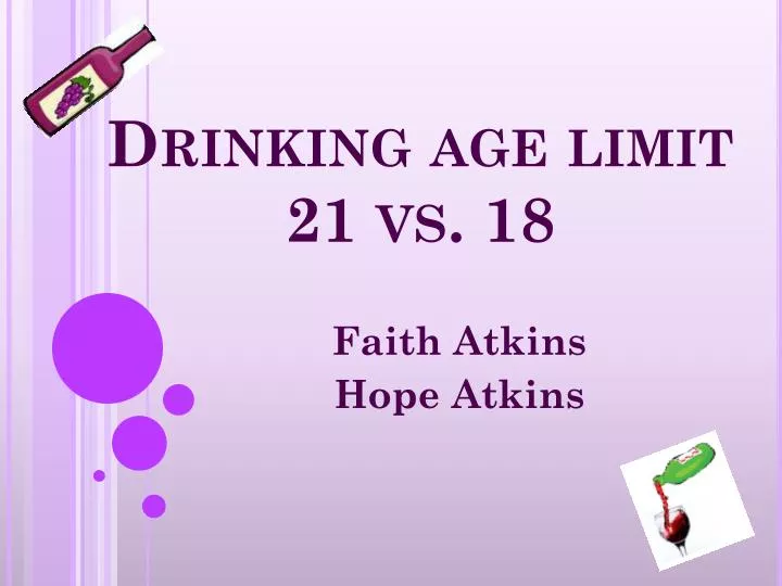 drinking age limit 21 vs 18
