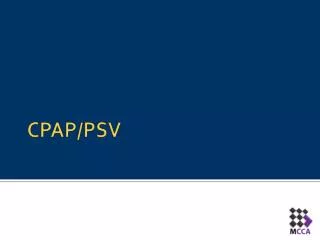 CPAP/PSV