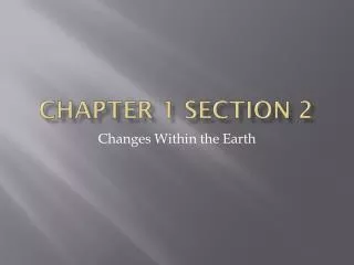 Chapter 1 Section 2