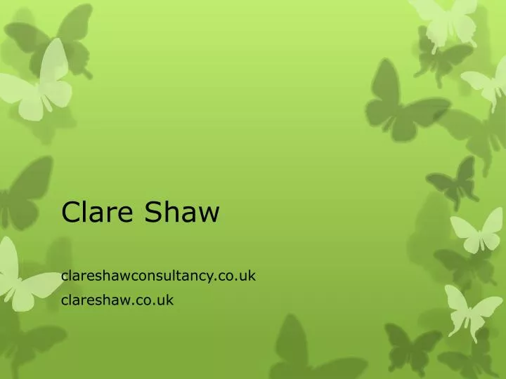 clare shaw