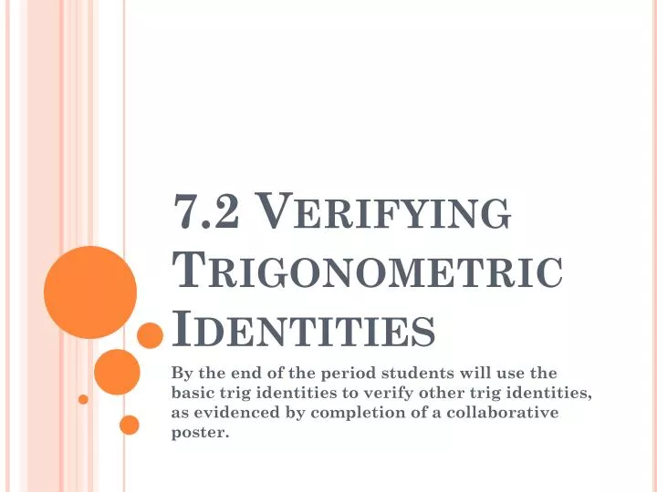 7 2 verifying trigonometric identities