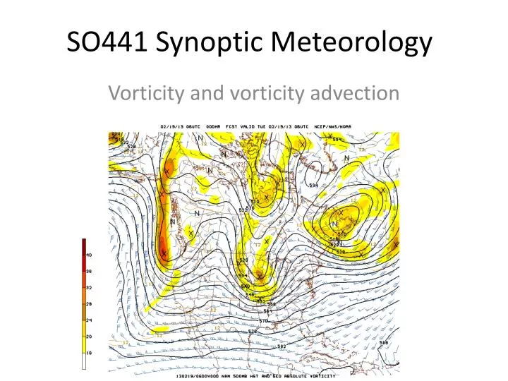so441 synoptic meteorology