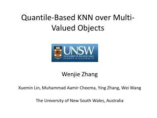 Quantile-Based KNN over Multi-Valued Objects