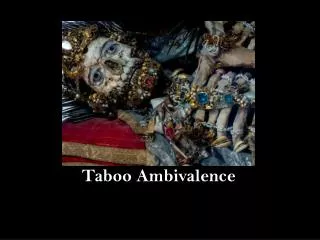 Taboo Ambivalence