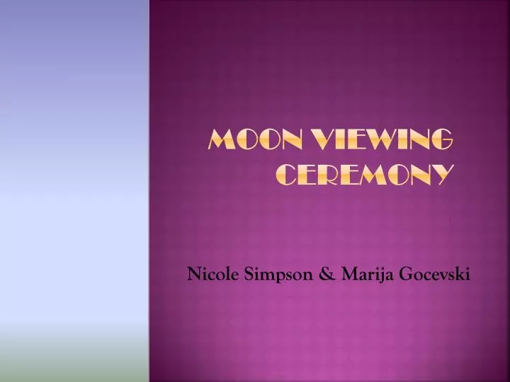 moon viewing ceremony