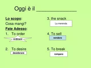 oggi il