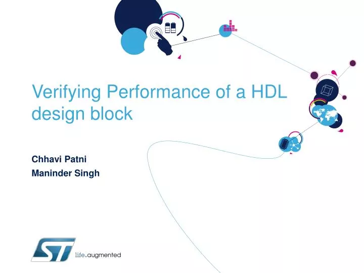 verifying performance of a hdl design block
