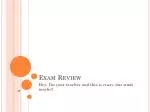 Engaging Exam Review: Mastering Themes and Sentence Structures - slide 1