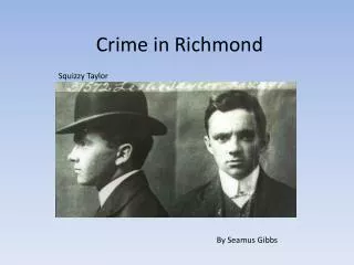 Crime in Richmond