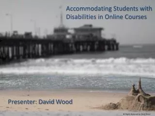 Accommodating Students with Disabilities in Online Courses