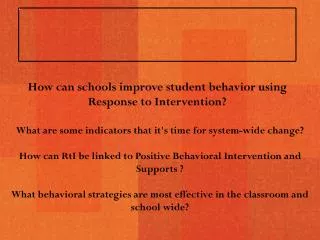 What are some indicators that it's time for system-wide change?