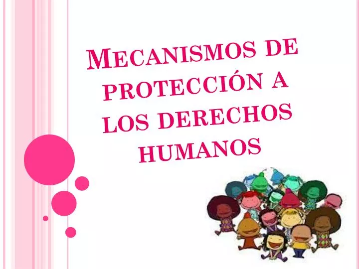 mecanismos de protecci n a los derechos humanos