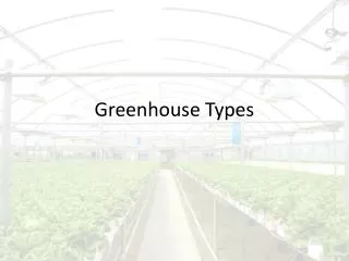 greenhouse types