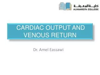 Cardiac Output and Venous Return