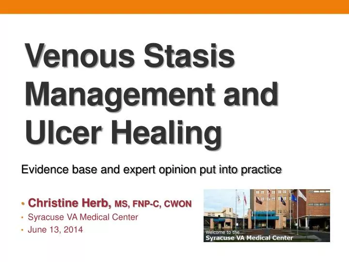 venous stasis management and ulcer healing