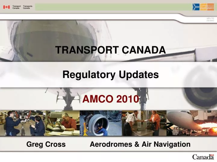 transport canada regulatory updates amco 2010