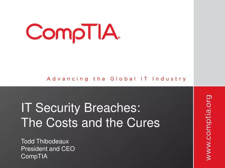 it security breaches the costs and the cures