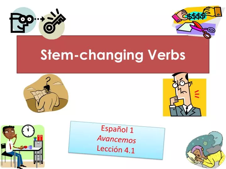 stem changing verbs