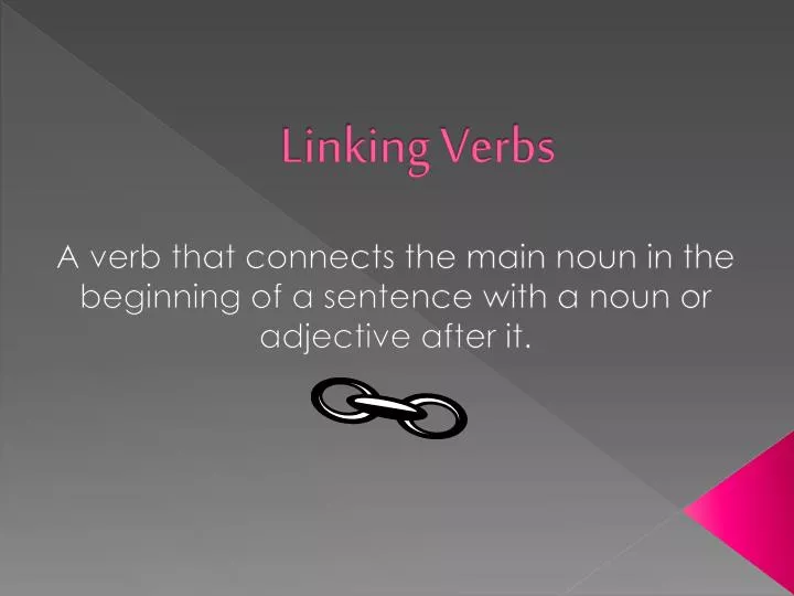 linking verbs