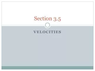 section 3 5