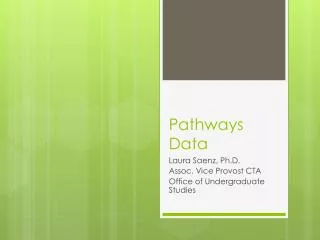 Pathways Data