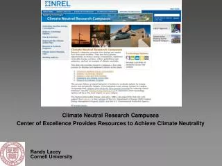 Climate Neutral Research Campuses